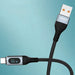 Dudao L7Max USB Cable - USB Type C Fast Charging PD 66W 1m with Display - Black - Cell phone cables<<<HurtelXML