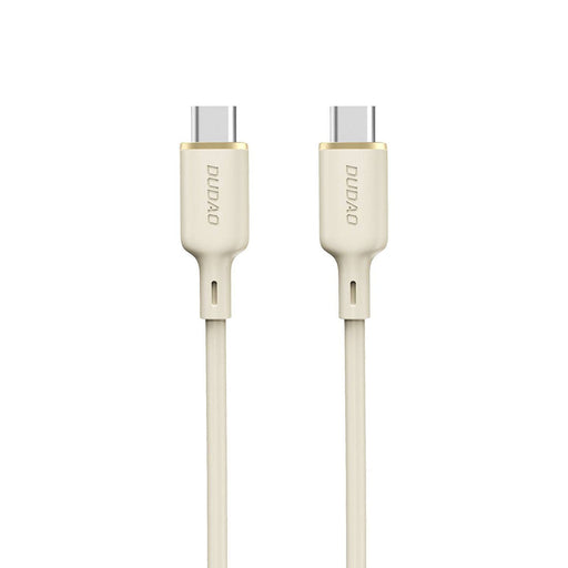 Dudao L7SCC USB-C - USB-C cable 100W 1m - beige - Cell phone cables<<<HurtelXML