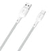 Dudao L9T 5A USB-A - USB-C Cable 1m - White - Cell phone cables<<<HurtelXML