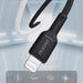 Dudao L9X 30W USB-C - Lightning Cable 2m - Black - Cell phone cables<<<HurtelXML