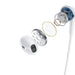 Dudao Magnetic Suction in-ear wireless Bluetooth headphones white (U5B) - Headphones and speakers<<<HurtelXML