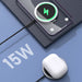 Dudao MagSafe 15W inductive charger - black - Cell phone USB charger<<<HurtelXML