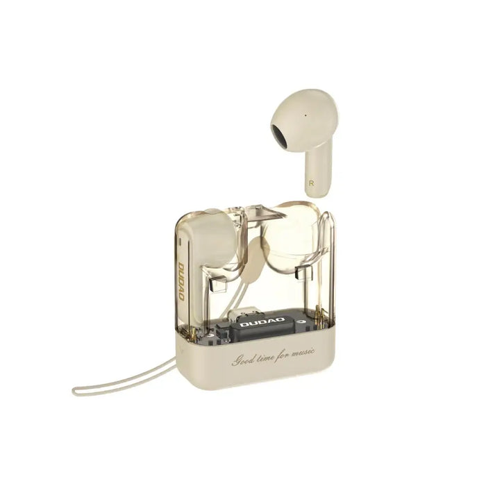 Dudao U18Pro Bluetooth 5.3 TWS wireless headphones - beige - Headphones and speakers<<<HurtelXML