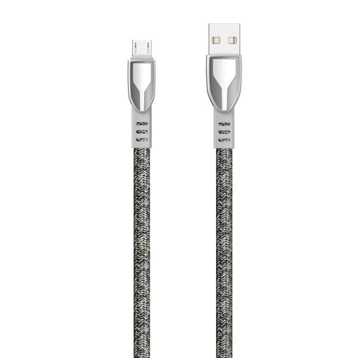 Dudao USB braided cable - micro USB 5 A 1 m gray (L3PROM gray) - Cell phone cables<<<HurtelXML