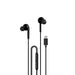 Dudao X3C+ Wired USB-C In-Ear Headphones 1.2m - Black - Headphones and speakers<<<HurtelXML