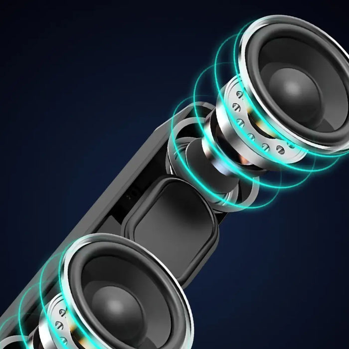 Dudao Y2+ Bluetooth 5.0 speaker 2400 mAh - black - Headphones and speakers<<<HurtelXML