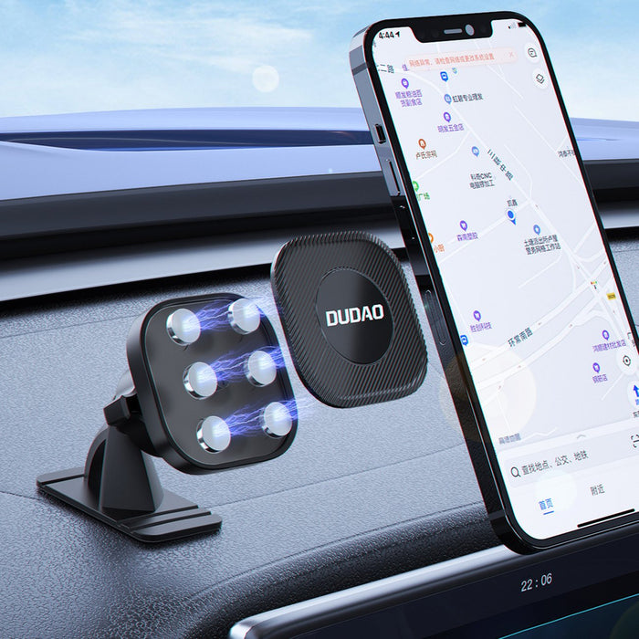 Dudao magnetic smartphone car holder black (F6C)