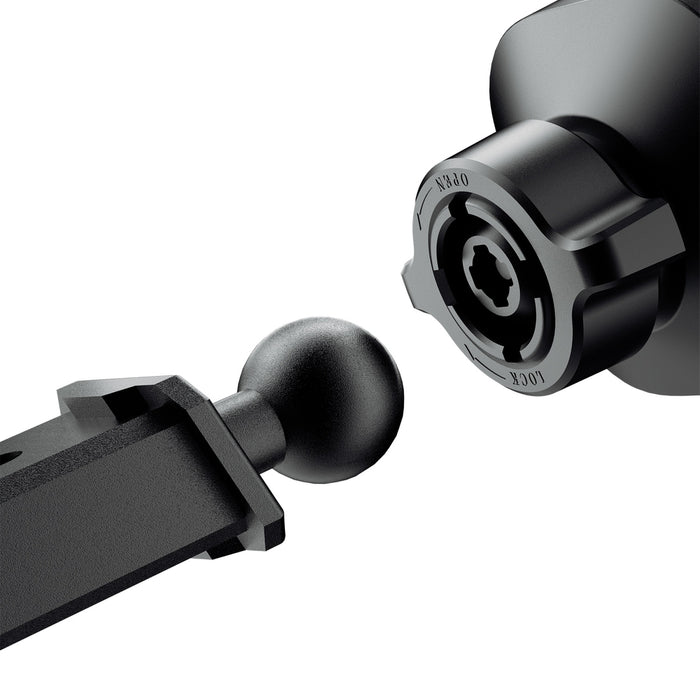 Dudao magnetic car phone holder with telescopic arm black (F6Max)