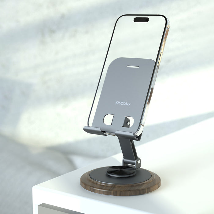 Dudao F17M 360° metal phone stand - gray