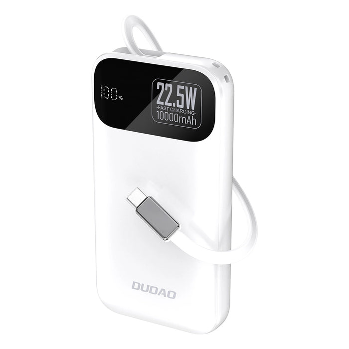 Dudao K31 Power Bank 10000 mAh 22.5W PD White