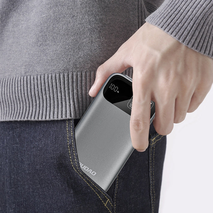 Dudao K31 Power Bank 10000 mAh 22.5W PD Gray