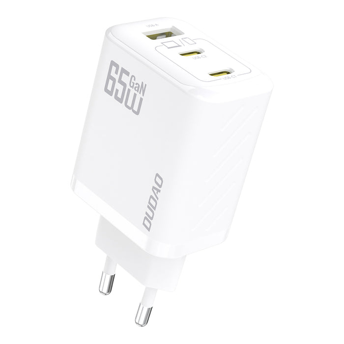 Dudao A29C 65W GaN Wall Charger + USB-C Cable - White