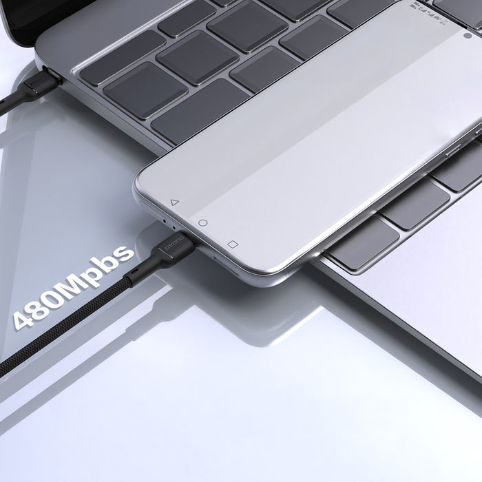 Dudao L9X 30W USB-C - Lightning Cable 2m - Black