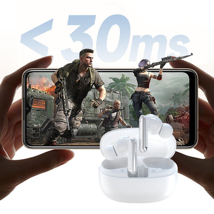Dudao U21 TWS ANC ENC Bluetooth Wireless Headphones - White