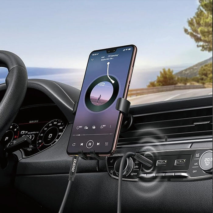 Dudao L12S AUX cable mini jack 3.5mm 1m 3-pole stereo - black