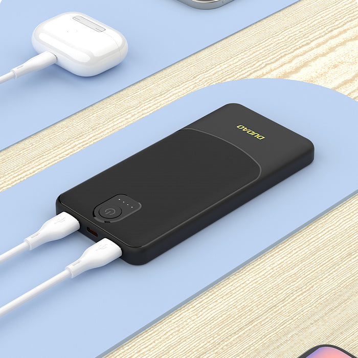 Powerbank Dudao K10 10000mAh 2.4A 2 x USB-A - black
