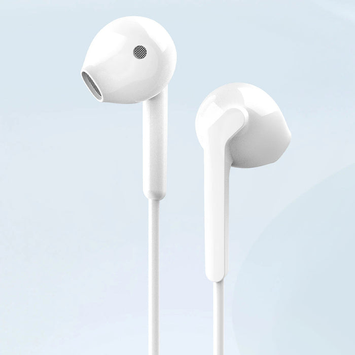 Dudao X3 in-ear headphones, wired, 3.5mm minijack - white