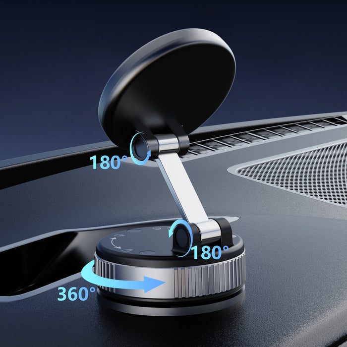 Dudao F24PRO MagSafe Compatible Car Holder with Suction Cup for Windshield or Dashboard - Black
