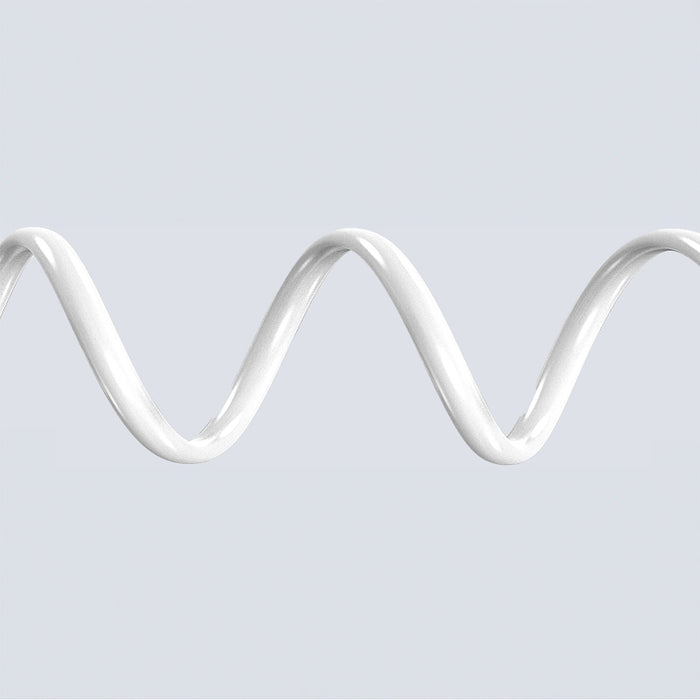 Dudao L25SC 60W USB-C - USB-C Cable with Soft Silicone Braid 1m - White