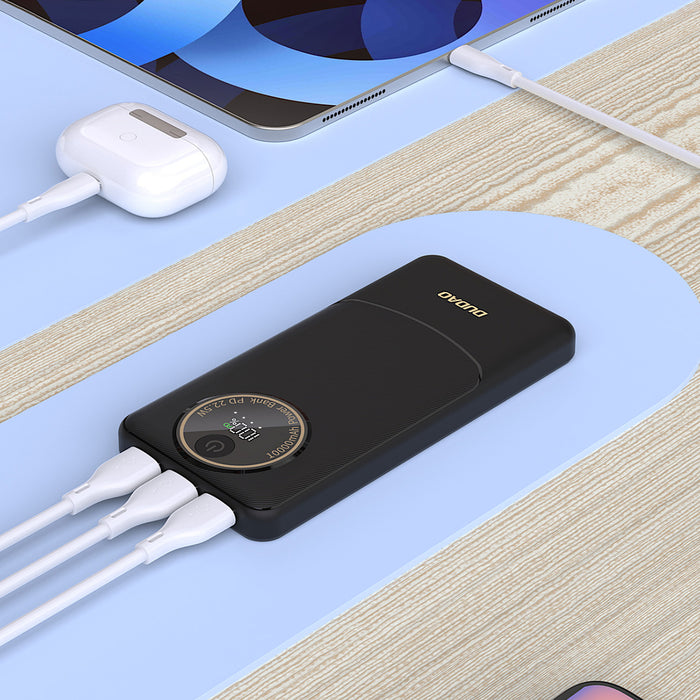 Dudao K12Pro Power Bank 22.5W PD 20000mAh USB-A, USB-C - Black
