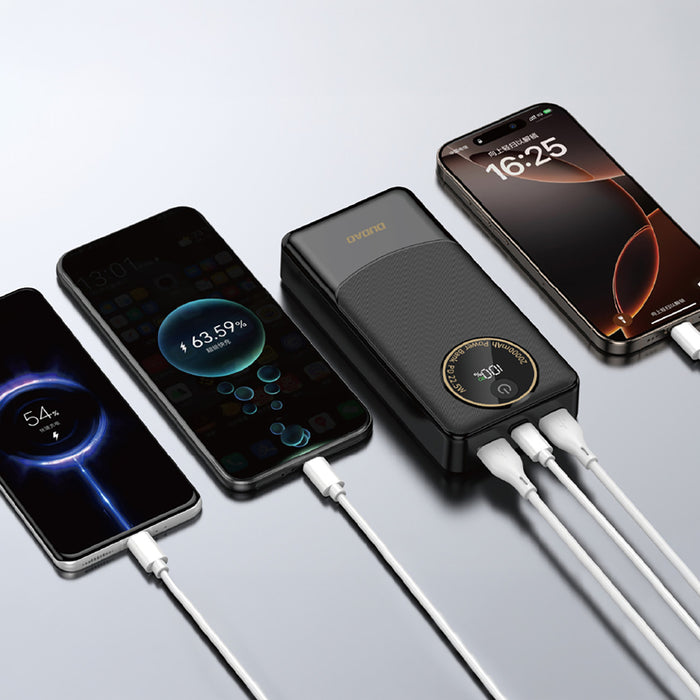 Dudao K12Pro Power Bank 22.5W PD 20000mAh USB-A, USB-C - Black