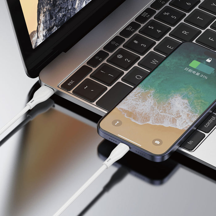 Dudao USB / Lightning 3A 1m white cable (L2L 1m white)