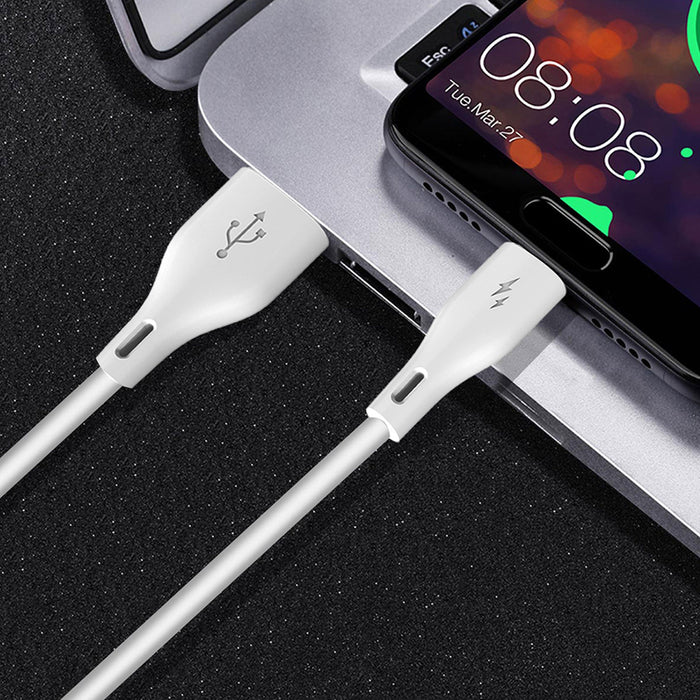 Dudao USB / Lightning 3A 1m white cable (L2L 1m white)