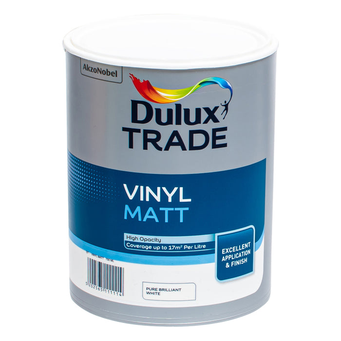 INTERIOR WHITE PAINT VINYL MATT 750 ML DULUX