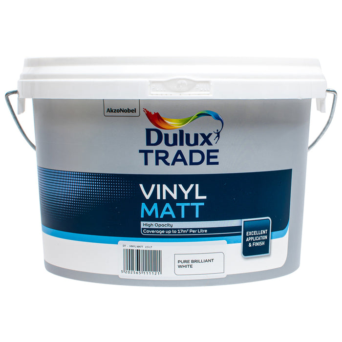 INTERIOR WHITE PAINT VINYL MATT 2.5 L DULUX
