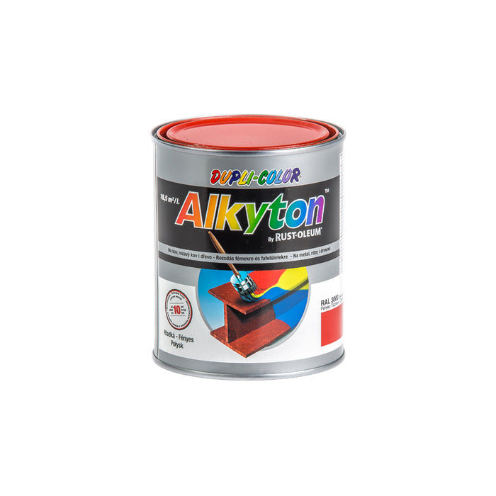 ANTI-CORROSION PAINT 4B1 ALKYTON RAL 3000 DUPLI COLOR