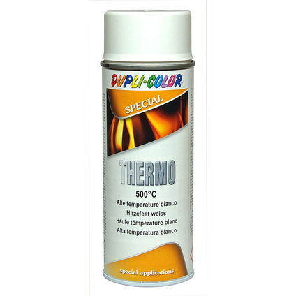 HIGH TEMPERATURE SPRAY PAINT UP TO 500 C WHITE COLOR 400 ML DUPLI COLOR