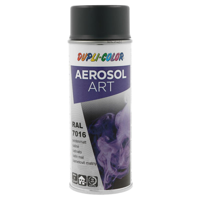 AEROSOL ART 7016 QUICK DRYING ANTHRACITE GRAY DUPLI COLOR