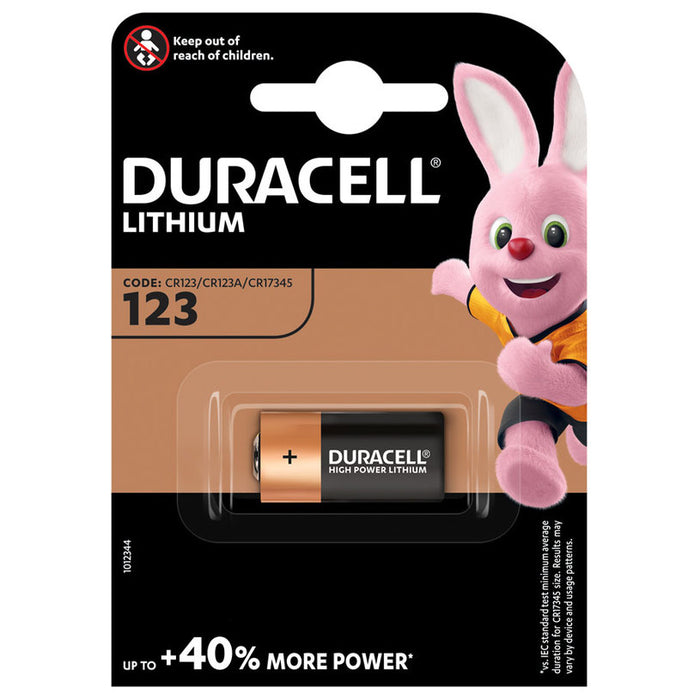 DURACELL CR123 PHOTO BATTERIES