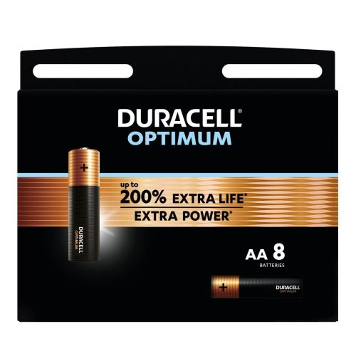 Alkaline battery DURACELL OPTIMUM LR6 /8 pcs. in blister/ 1.5V