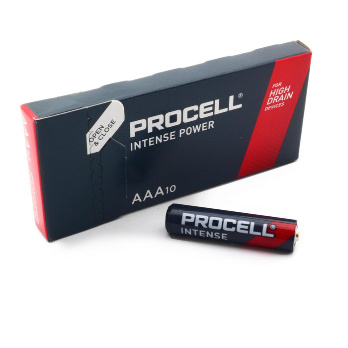 Alkaline battery LR03 1.5V AAA 10pk pack INTENSE MX2400 PROCELL