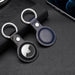 Dux Ducis 4pcs set Silicone flexible cover keychain loop case for Apple AirTag (Black / Green / Pink / Blue) - Cell