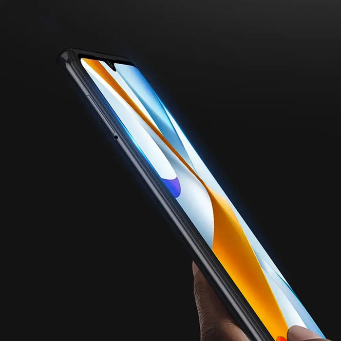 Dux Ducis 9D Tempered Glass Screen Protector for Xiaomi Poco C40 9H with Black Frame - Cell phone tempered