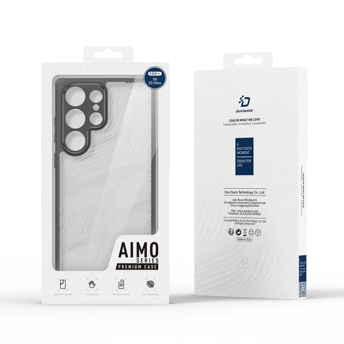 Dux Ducis Aimo case for Samsung Galaxy S23 Ultra - black - Cell phone cases and covers<<<HurtelXML