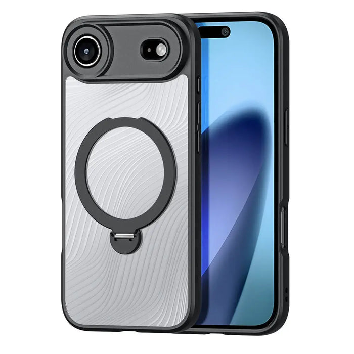 Dux Ducis Aimo Mag Case with Magnetic Ring and Stand for iPhone 17 Air – Black - Cell phone cases and covers<<<HurtelXML