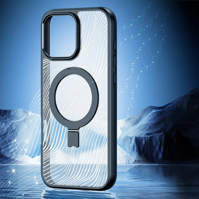 Dux Ducis Aimo Mag Case with MagSafe and Stand for iPhone 16 Pro - Black - Cell phone cases and covers<<<HurtelXML