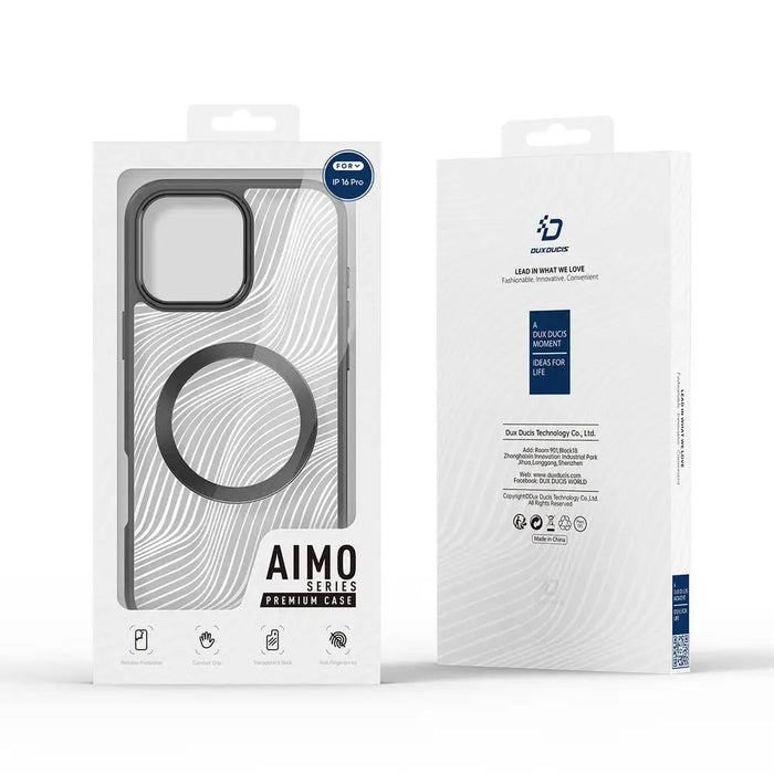 Dux Ducis Aimo Mag Case with MagSafe for iPhone 16 Pro - Black - Cell phone cases and covers<<<HurtelXML