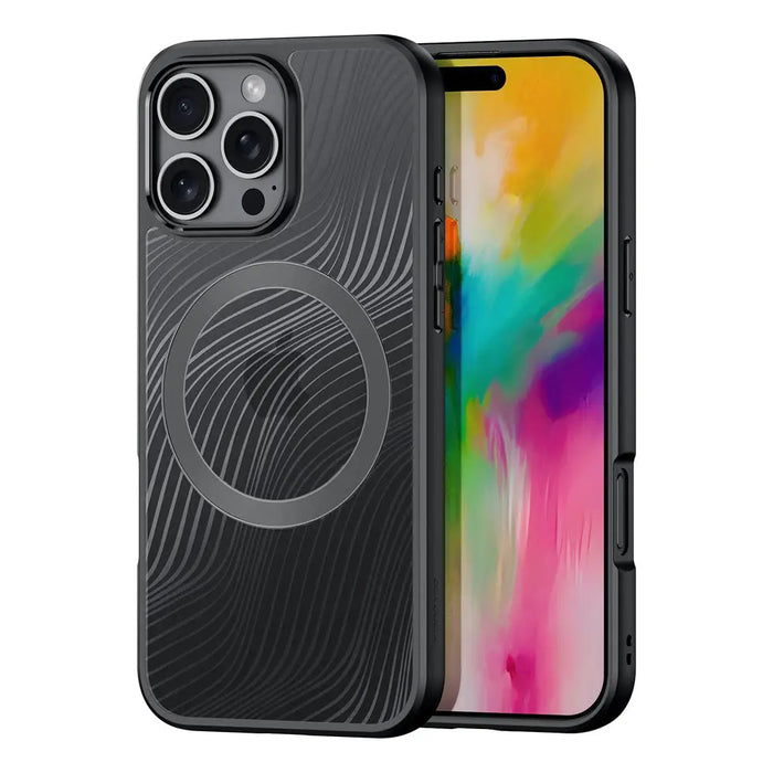 Dux Ducis Aimo Mag case with MagSafe for iPhone 16 Pro Max - black - Cell phone cases and covers<<<HurtelXML