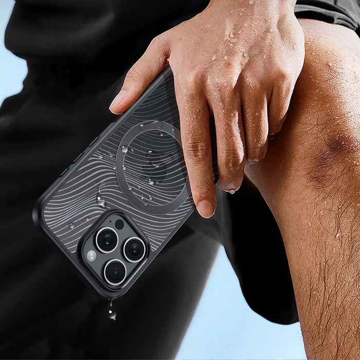 Dux Ducis Aimo Mag case with MagSafe for iPhone 16 Pro Max - black - Cell phone cases and covers<<<HurtelXML