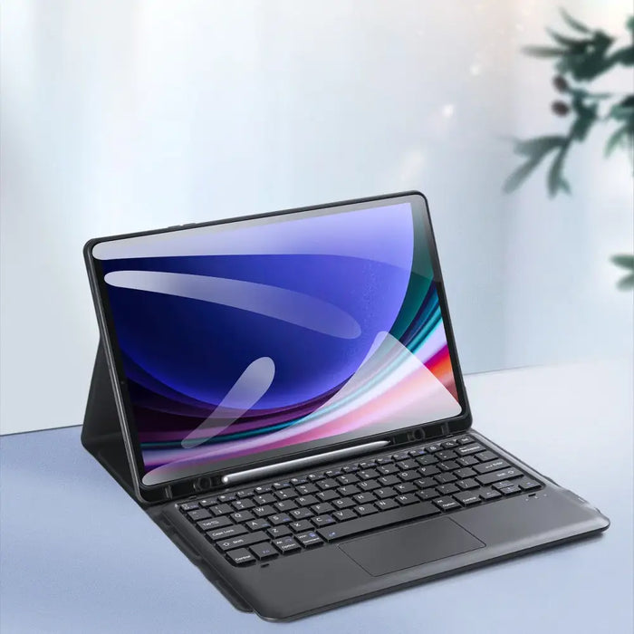 Dux Ducis Bluetooth Keyboard Case (TK Series) for Samsung Tab S9 Plus / S9 FE Plus - Black - Cell phone cases