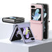 Dux Ducis Bril leather case for Samsung Galaxy Z Flip 5 5G - purple - Cell phone cases and covers<<<HurtelXML