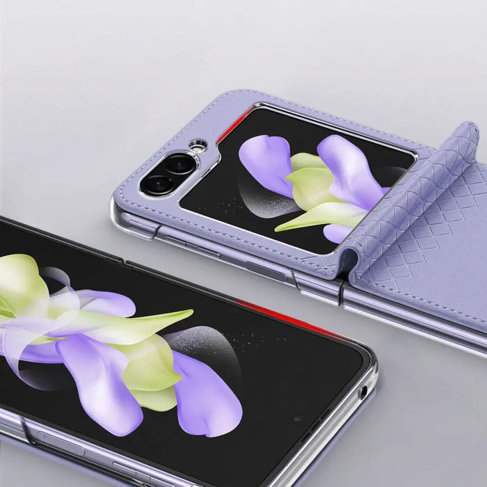 Dux Ducis Bril leather case for Samsung Galaxy Z Flip 5 5G - purple - Cell phone cases and covers<<<HurtelXML