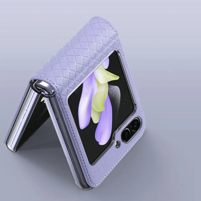 Dux Ducis Bril leather case for Samsung Galaxy Z Flip 5 5G - purple - Cell phone cases and covers<<<HurtelXML