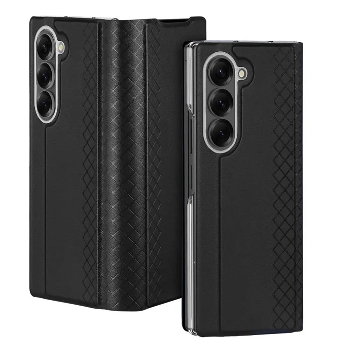 Dux Ducis Brill Case for Samsung Galaxy Z Fold7 with Magnetic Closure - Black - Cell phone cases and covers<<<HurtelXML