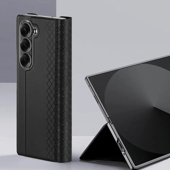 Dux Ducis Brill Case for Samsung Galaxy Z Fold7 with Magnetic Closure - Black - Cell phone cases and covers<<<HurtelXML