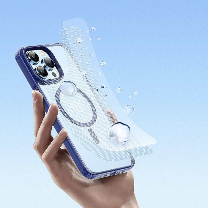 Dux Ducis Clin2 case for iPhone 14 Pro magnetic MagSafe cover blue - Cell phone cases and covers<<<HurtelXML